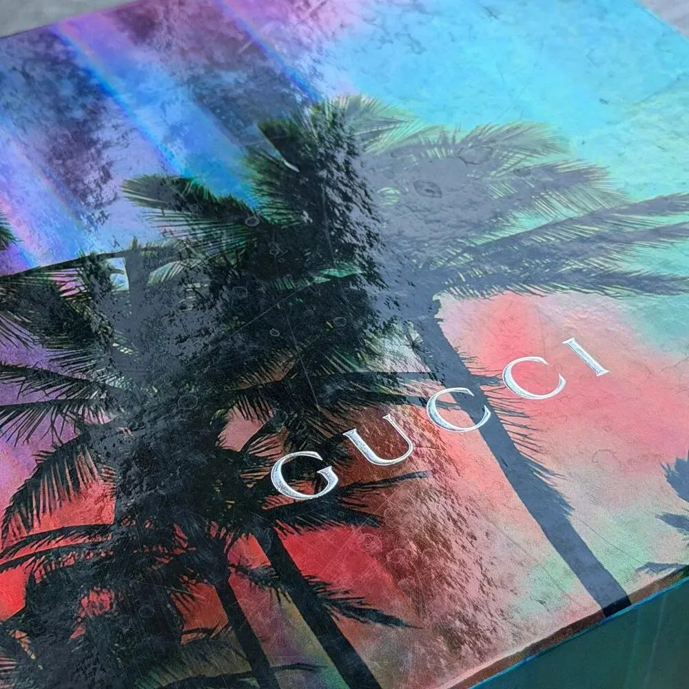 Rare Gucci Made in Italy Gift Box w/ Original Tissue Paper